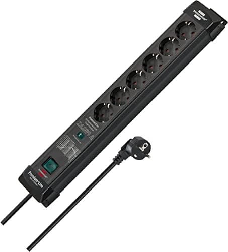 Kopp POWERversal 6-fach Steckdosenleiste aus Aluminium mit Verpackung