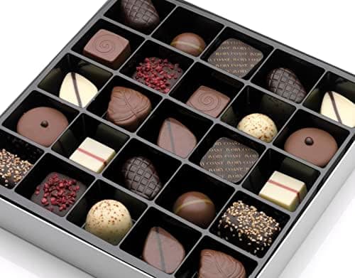Titelbild der klassischen Pralinenmischung: Nahaufnahme der Schale ohne Verpackung
