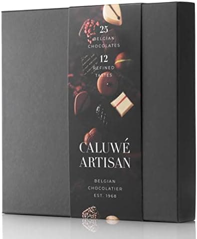 Mischung-Bild 6: Hinweis 25 Belgian Chocolates auf Englisch