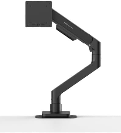 BenQ Ergo Monitorarm mit Gasfeder und Kabelführung Seitenansicht Schwarz